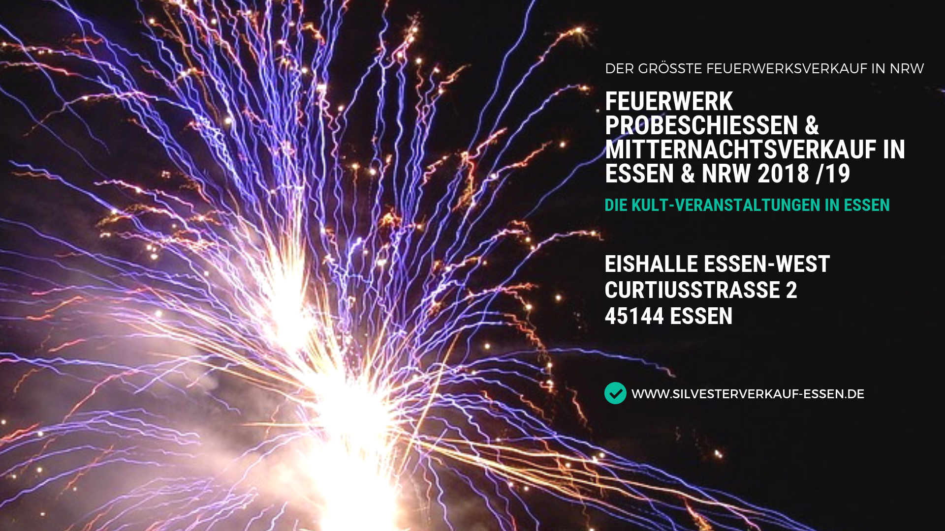 Feuerwerk Probeschießen & Mitternachtsverkauf in Essen & NRW 2018 19